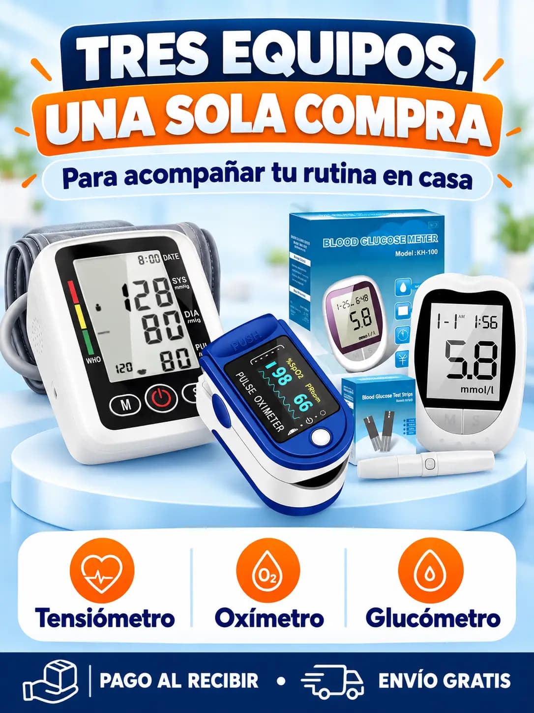 Super Kit para la rutina en casa con pago al recibir y envío gratis